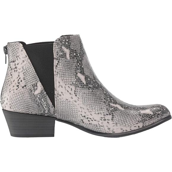 Esprit Tiffany Faux Snakeskin Ankle Boots Booties 10 - Picture 7 of 7